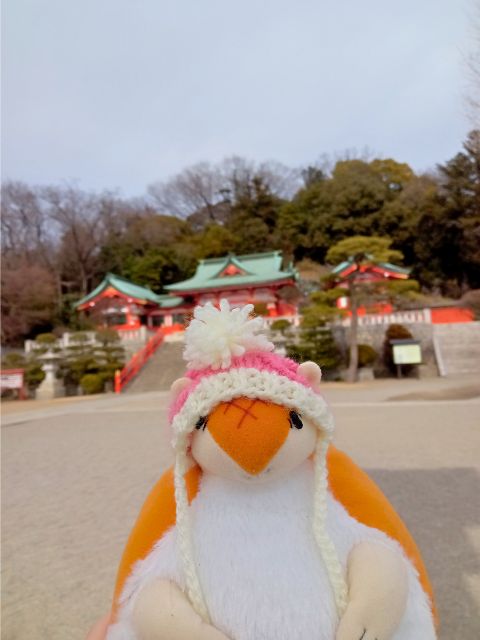 足利の神社だよジョンぬい
