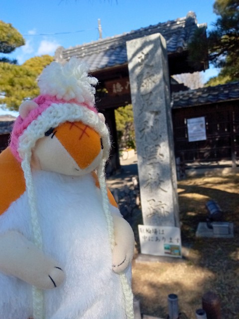 足利学校にきたよジョンぬい